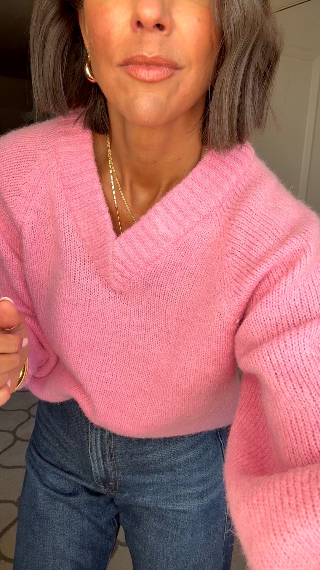 Old Navy sweater on sale for $16!! I’m in size small.
Size 26 in jeans 

#LTKootd #LTKValentine #LTKSeasonal