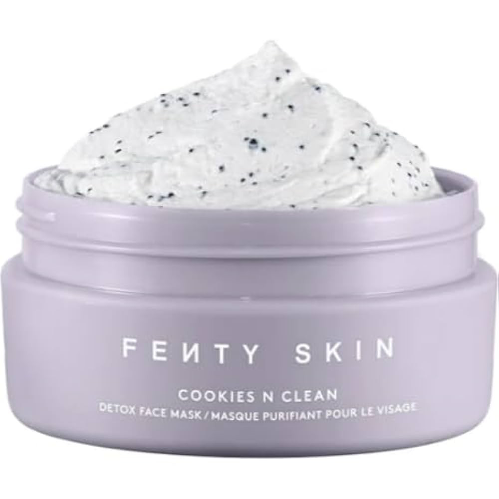 Fenty Skin Cookies N Clean Whipped Clay Pore Detox Face Mask with Salicylic Acid + Charcoal 2.5 o... | Amazon (US)