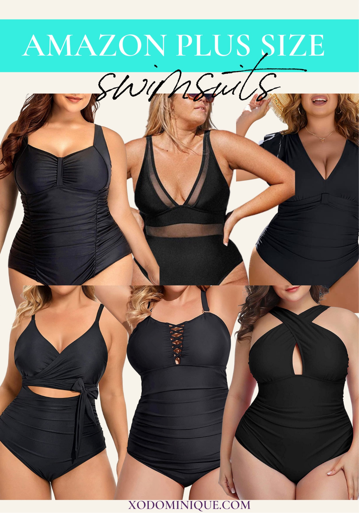 My top picks for plus size Amazon swimsuits! Most of these bathing suits have more color options. Plus size one pieces, swimwear for curvy girls. 

#LTKswim #LTKcurves #LTKunder100