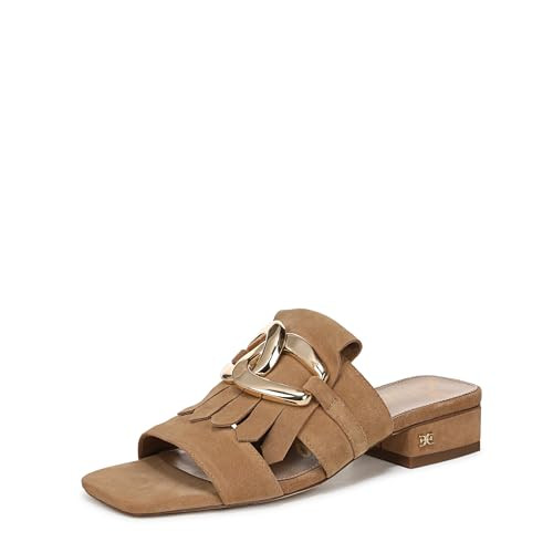 Sam Edelman Women's Darby Slide Sandal Camel 9 M | Amazon (US)