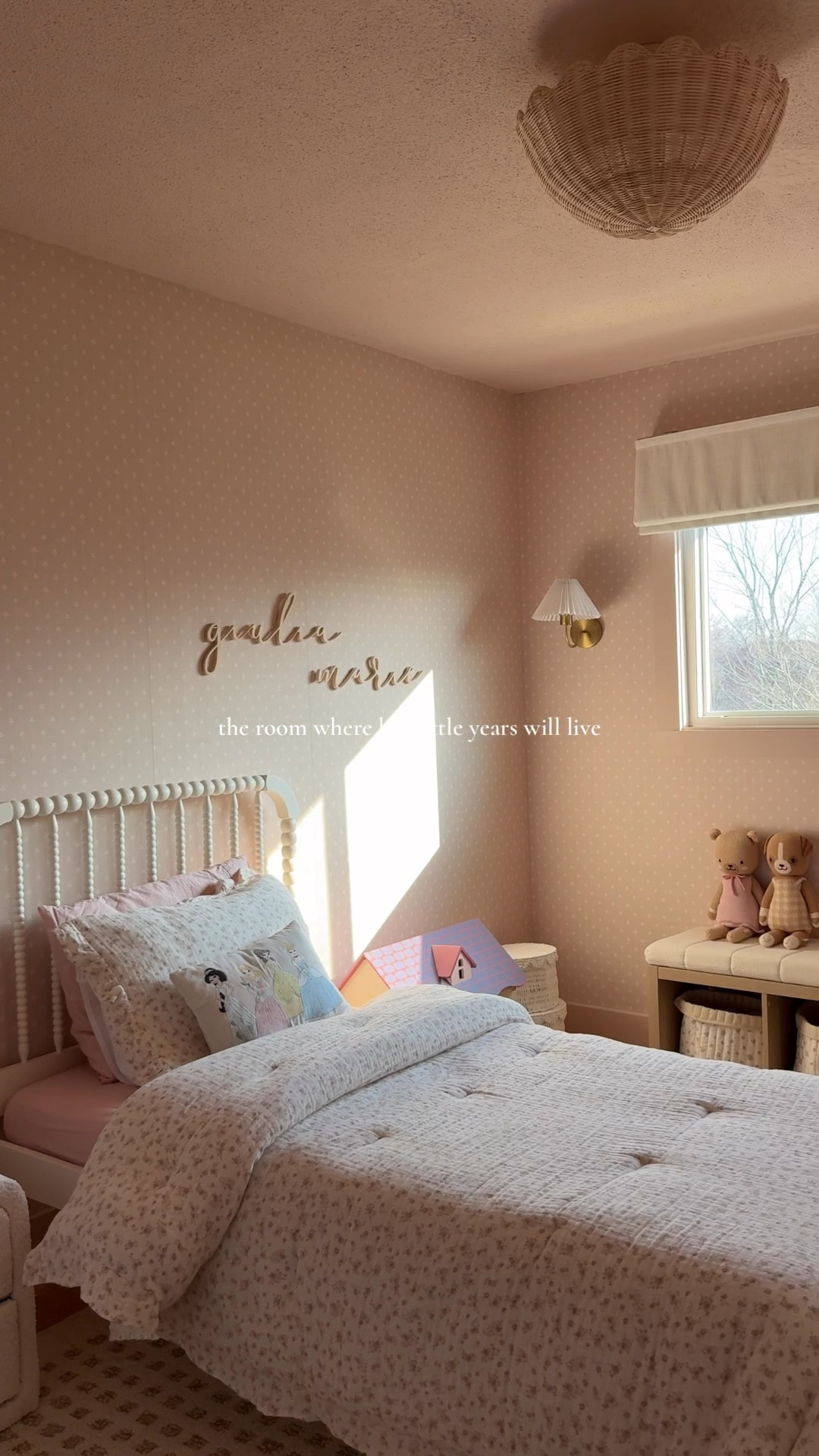 My daughters big girl room reveal details 🎀💫

#LTKkids #LTKcanada #LTKhome