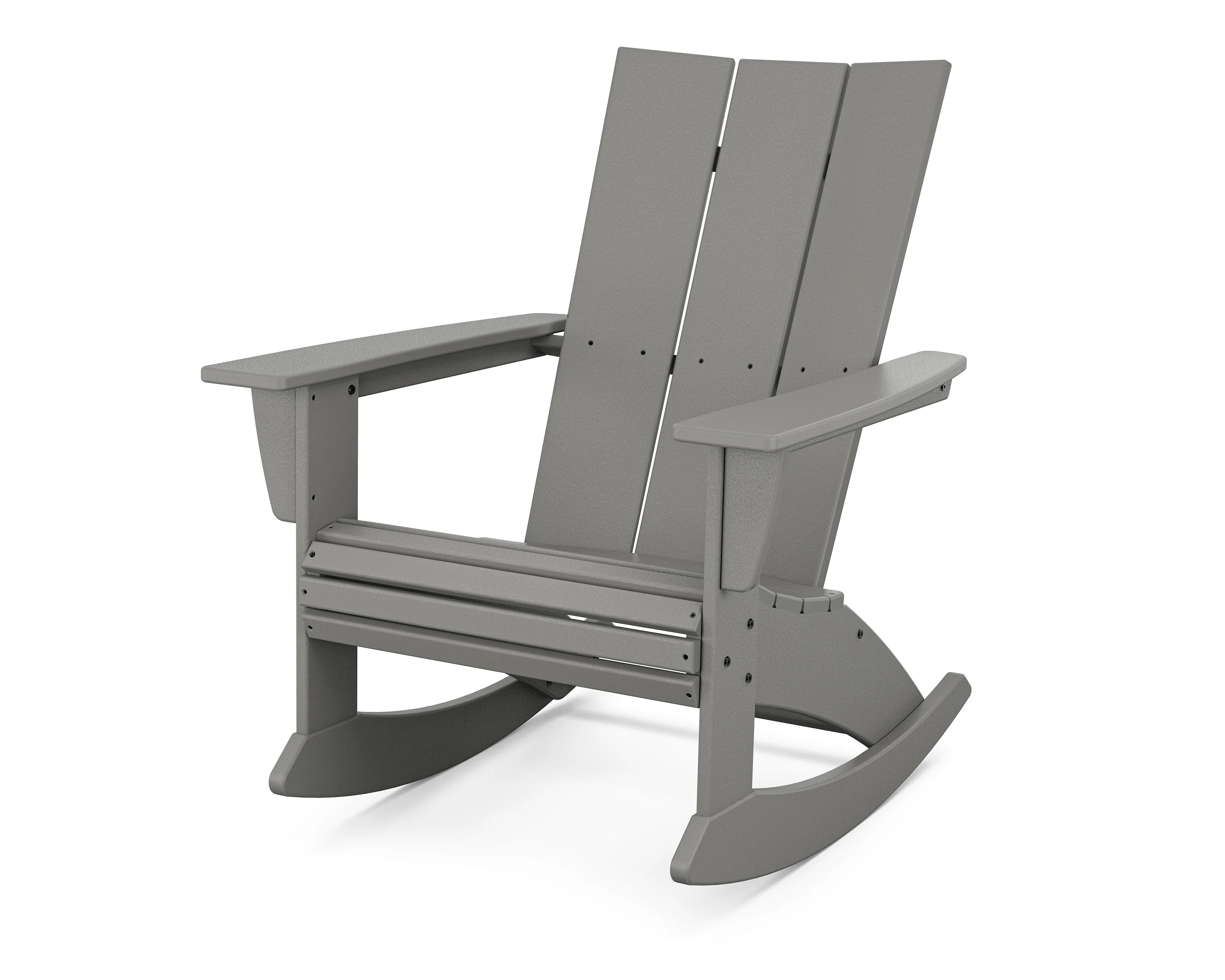 Modern Curveback Adirondack Rocking Chair | POLYWOOD