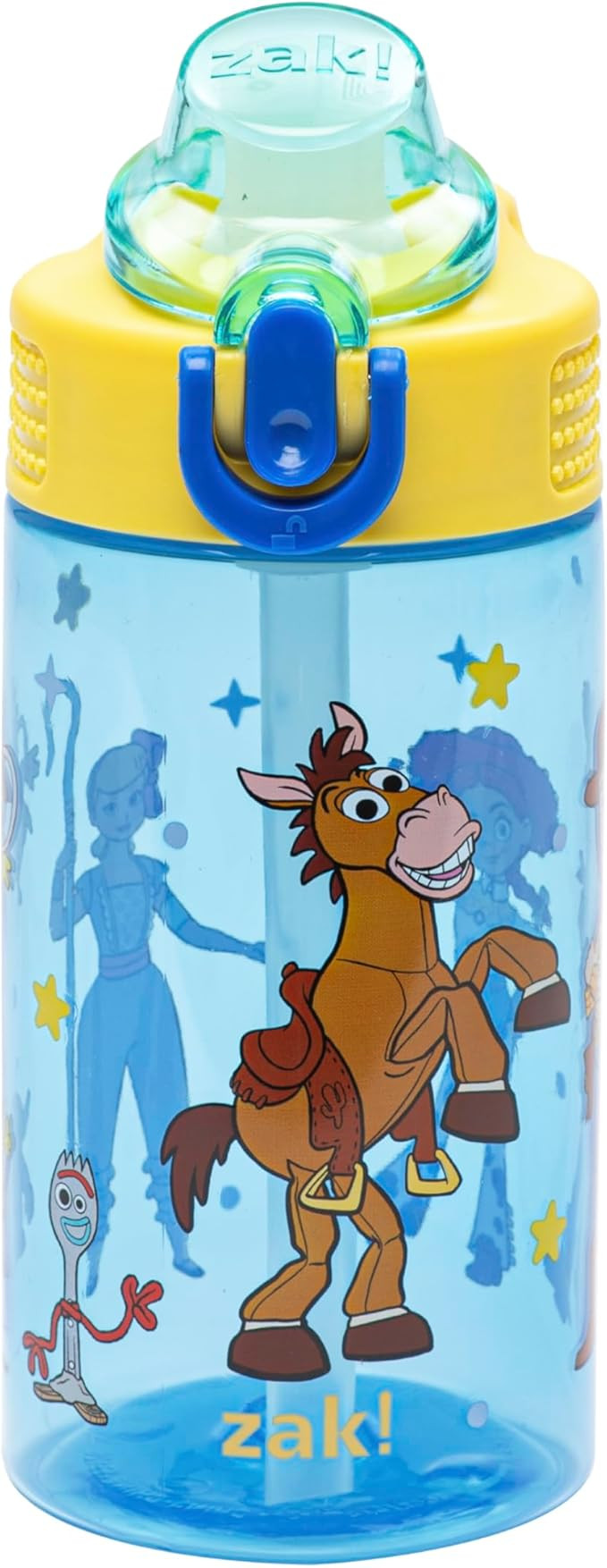 Zak Designs Disney Pixar Toy Story Sage Kids Water Bottle For School or Travel, 16oz Durable Plas... | Amazon (US)