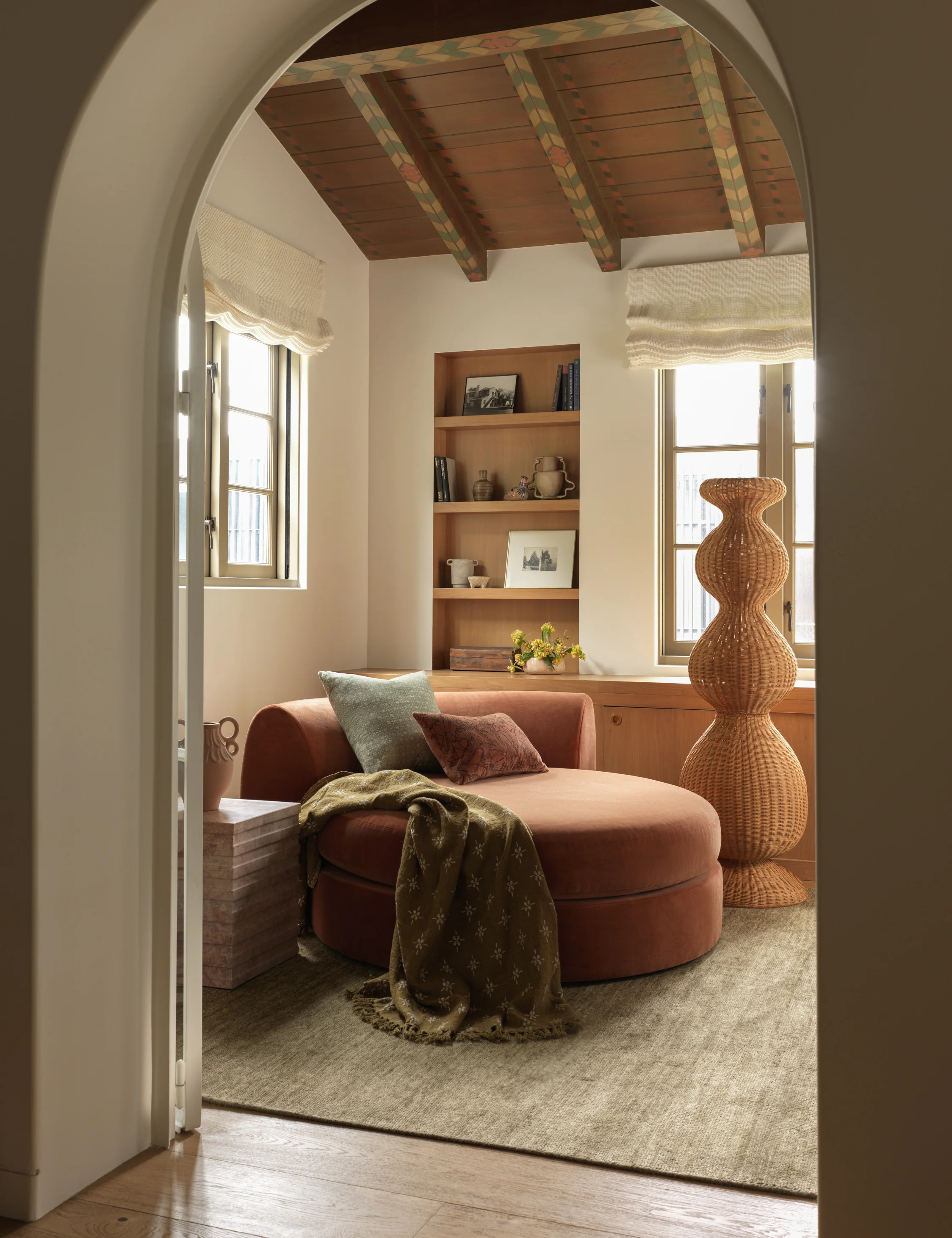 Fania Linen Cotton Throw | Lulu and Georgia 