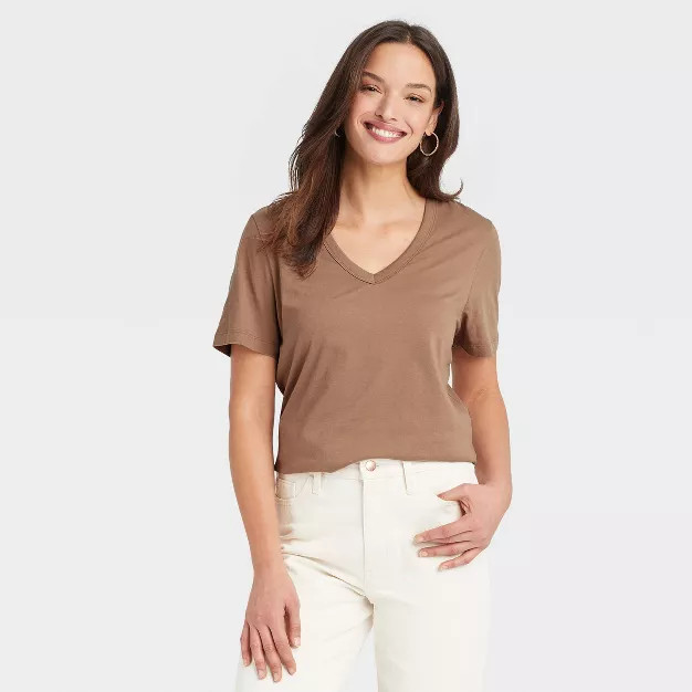 Women's Short Sleeve V-Neck T-Shirt - Universal Thread™ | Target