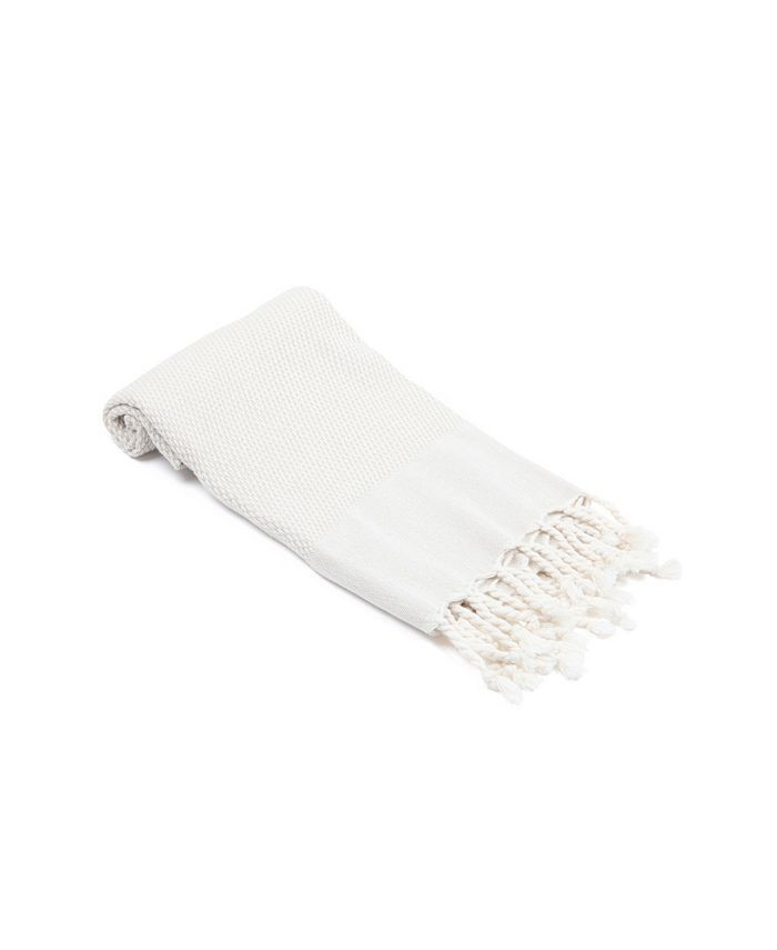 Olive and Linen Whisper Weight Turkish Hand Towel & Reviews - Bath Towels - Bed & Bath - Macy's | Macys (US)