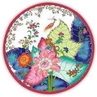 48 Hour Shipping - Tobacco Leaf Round Mouse Pad Mottahedeh Gift For Home Office | Etsy (US)