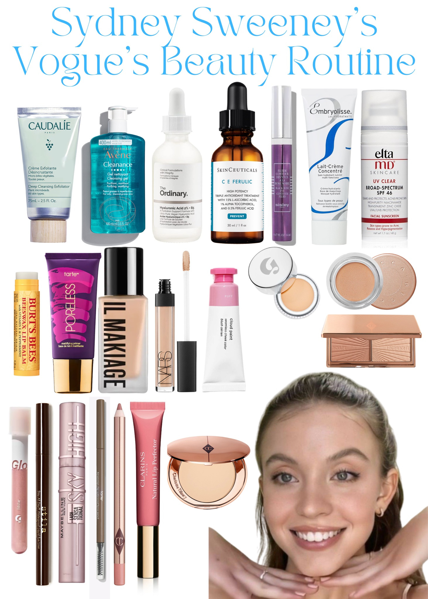 Sydney Sweeney’s Vogue Beauty Routine 🩵

#LTKBeauty #LTKFindsUnder100 #LTKGiftGuide