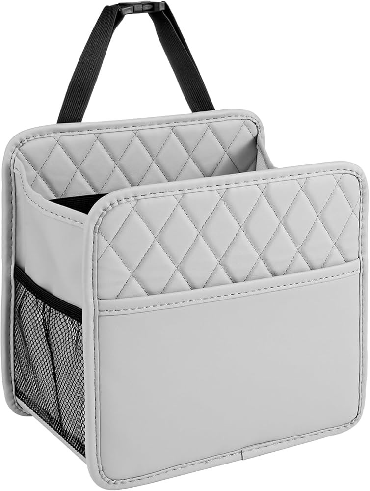 LXUNYI Car Seat Organizer, Updated Large Leather Backseat Car Organizer with Cup Holders Multifun... | Amazon (US)