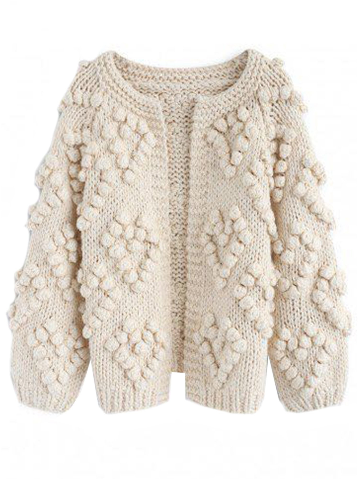 'Blythe' Pom Pom Knitted Cardigan ( 2 Colors ) | Goodnight Macaroon