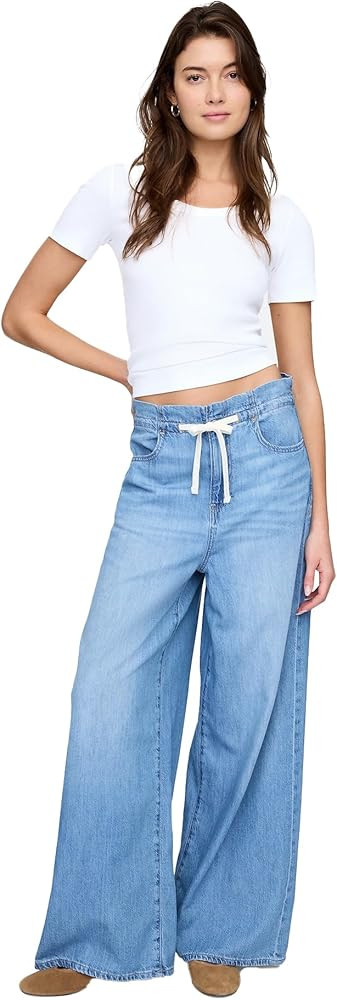 GAP Women's Pull-on Baggy Denim Jean | Amazon (US)