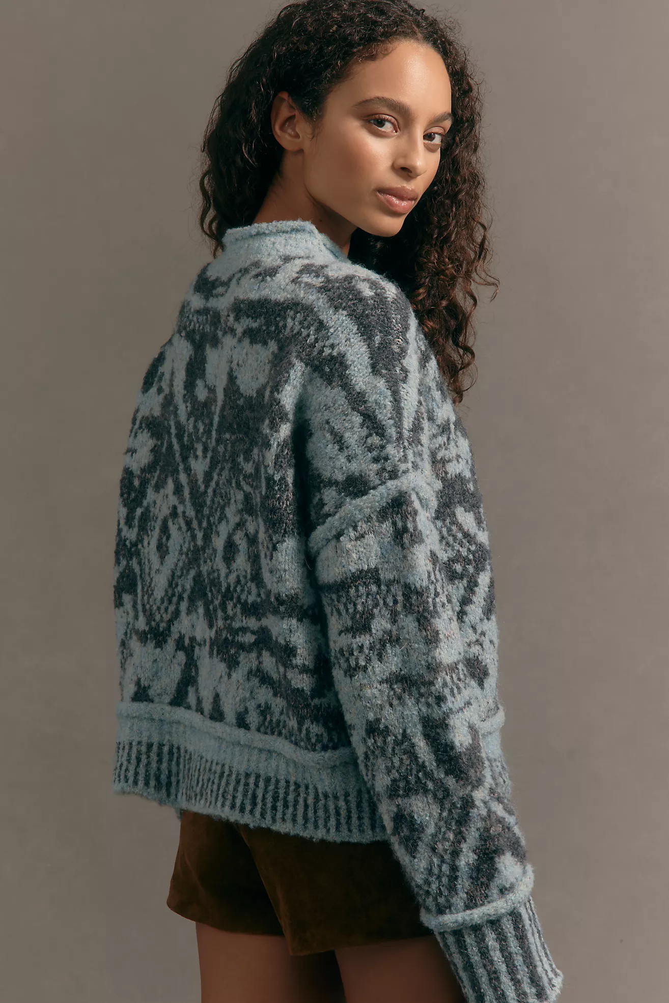 Pilcro Relaxed Roll-Neck Sweater | Anthropologie (US)