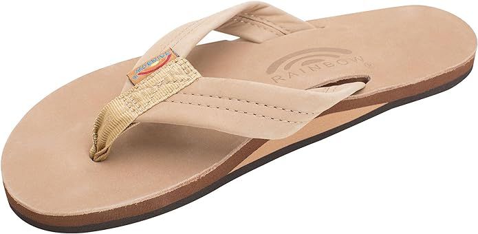 Rainbow Sandals Women's Single Layer Premier Leather Sandal | Amazon (US)
