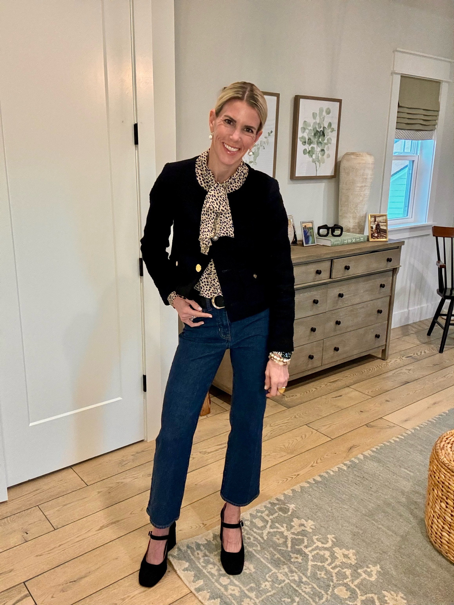 I never met a tie neck blouse I didn’t like 🤣😘🫶🏻 love the look of a structured lady jacket that has a fun bow at the neck!! 

#LTKWorkwear #LTKStyleTip #LTKOver40