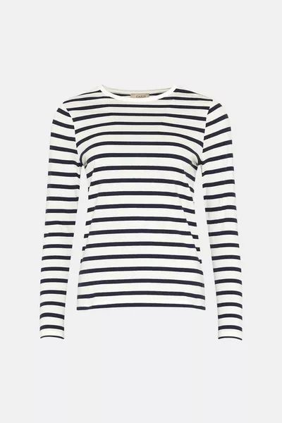 Essential Stripe Crew Neck T-shirt | Debenhams UK