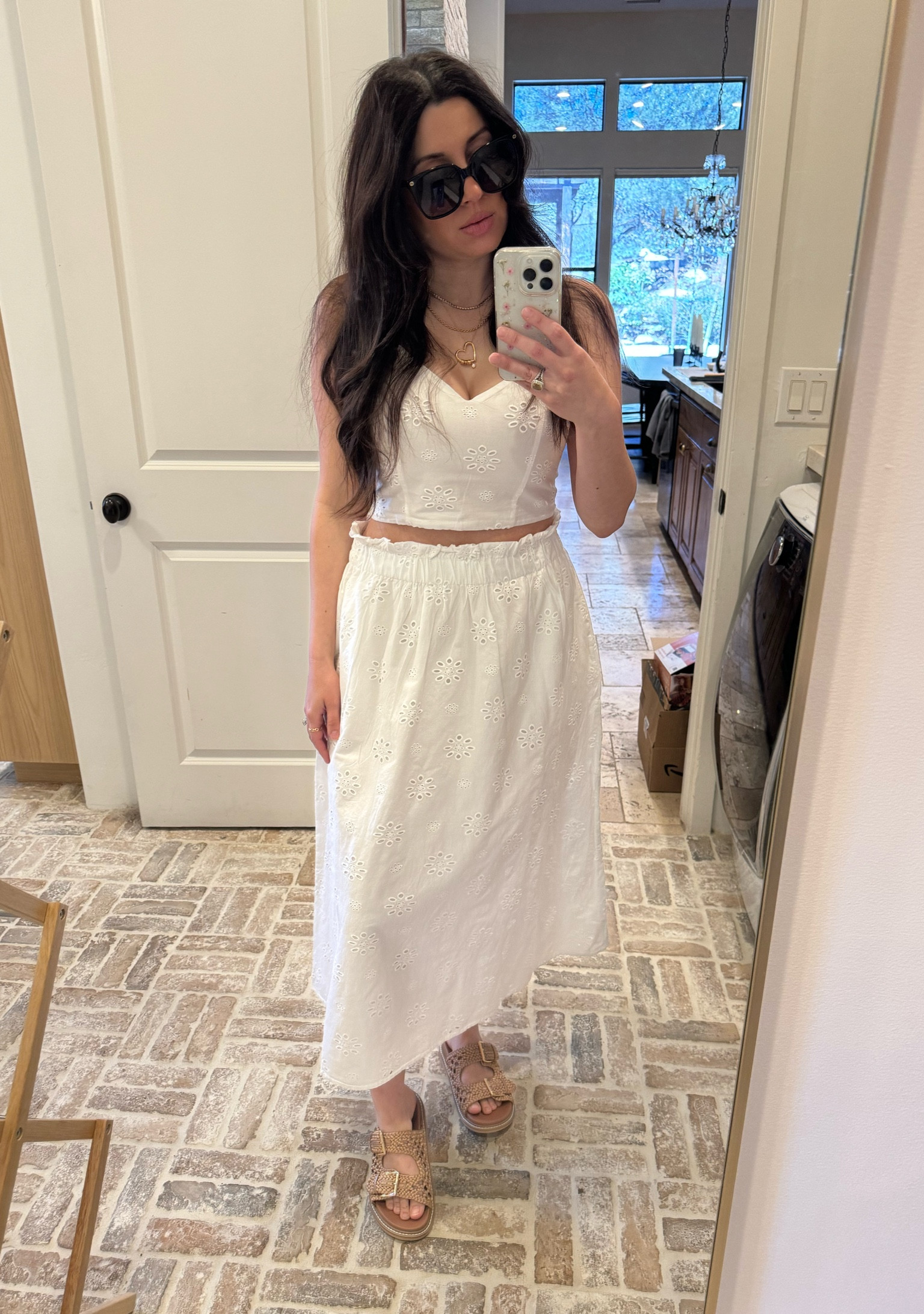 Sweetest eyelet set
Skirt and tank 
Mothers Day 
Summer 
Target sale
Anthropologie look alike 

#LTKSeasonal