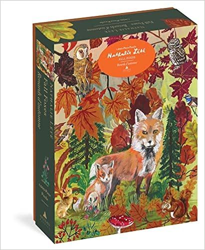 Nathalie Lété: Fall Foxes 1,000-Piece Puzzle | Amazon (US)