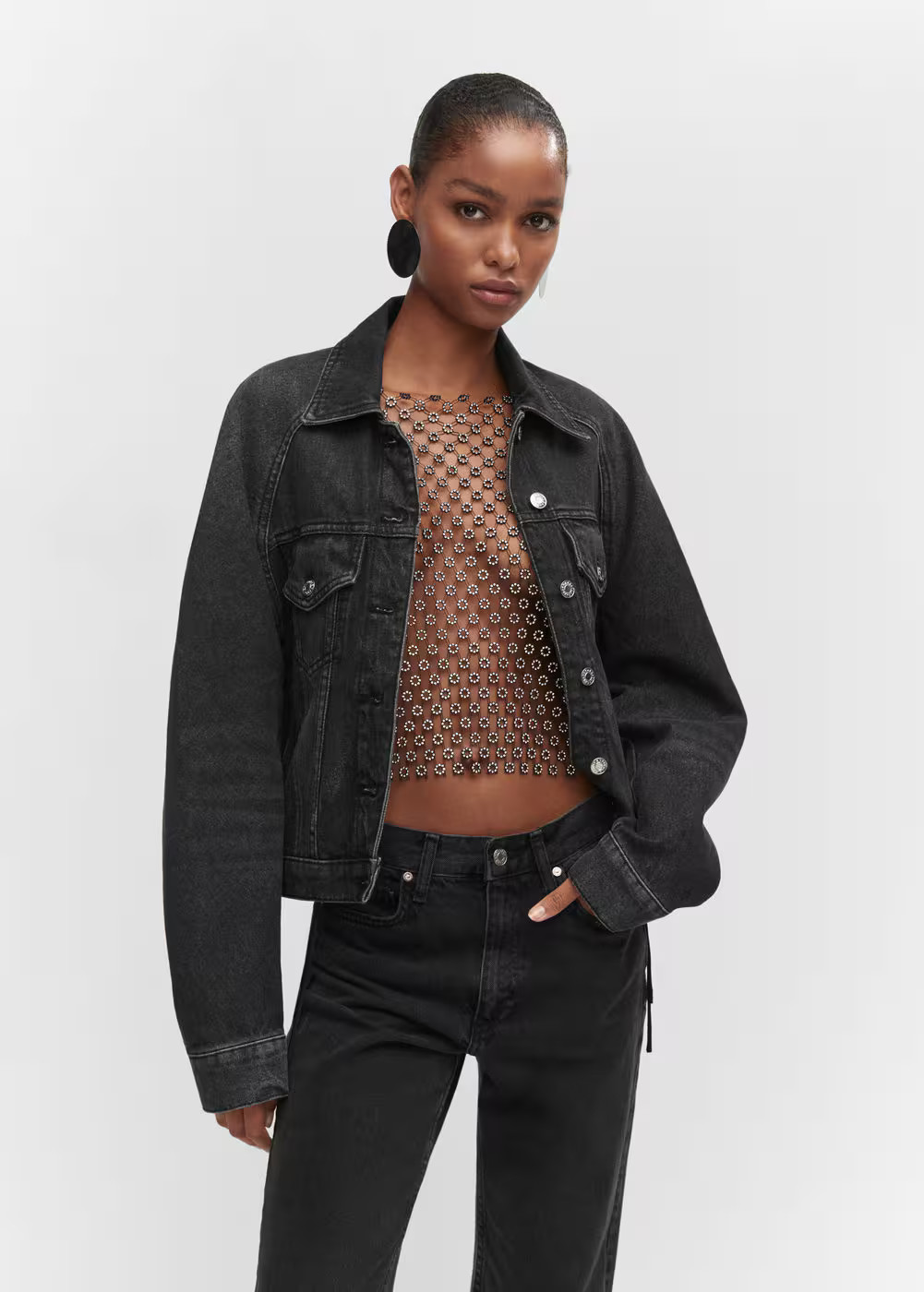 Oversize-jeansjacke -  Damen | Mango Deutschland | MANGO (DE)