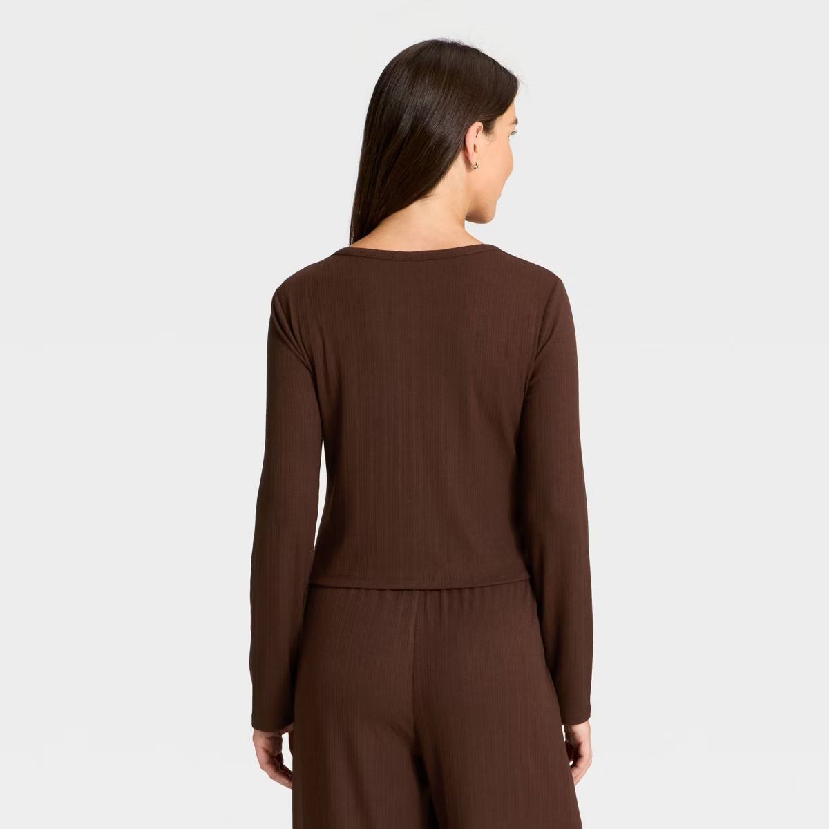 Women's Variegated Ribbed Pajama Cardigan - Auden™ | Target