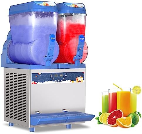 XPW Commercial Slushy Machine 1000W 30L Tanks Commercial Slushie Maker Machine 304 Stainless Stee... | Amazon (US)