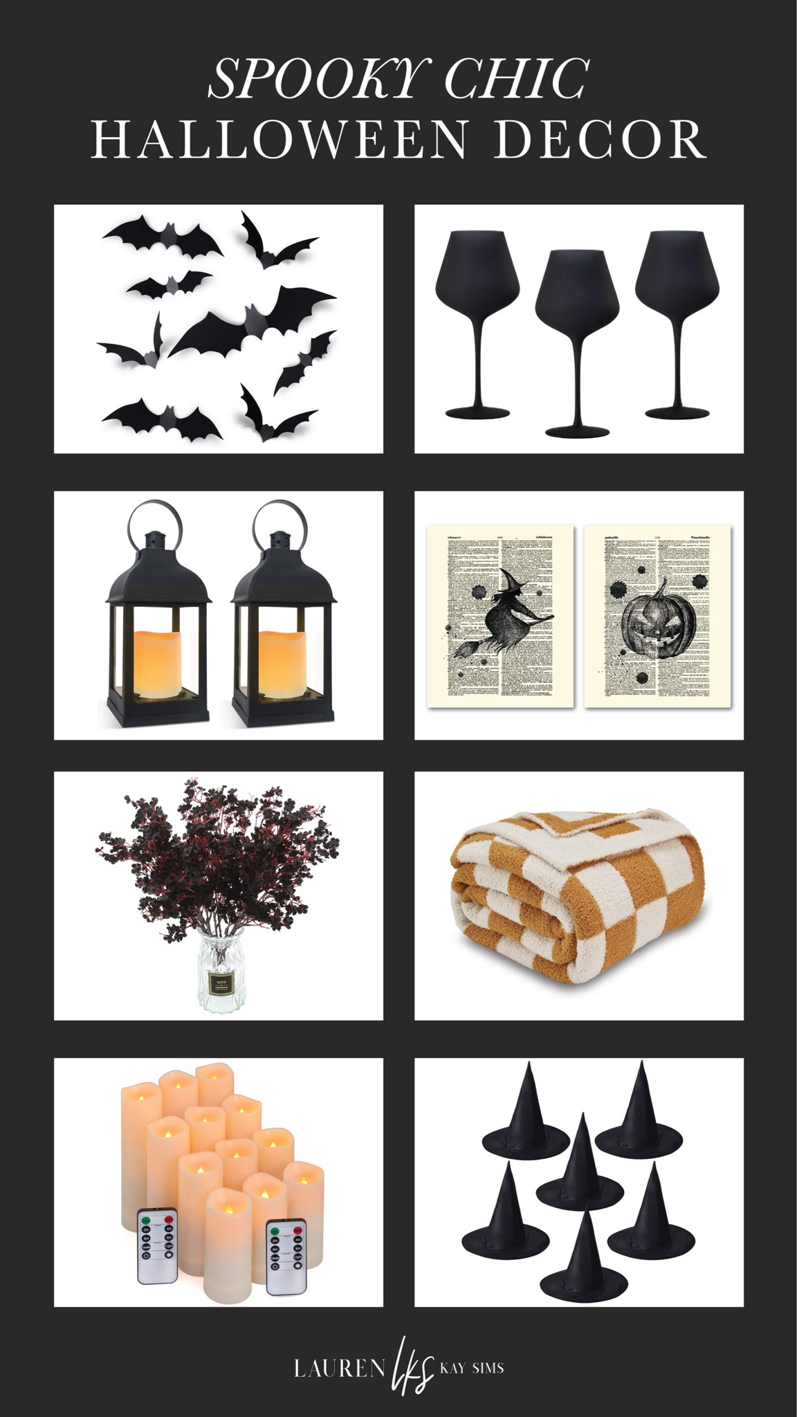 spooky chic halloween decor 🎃