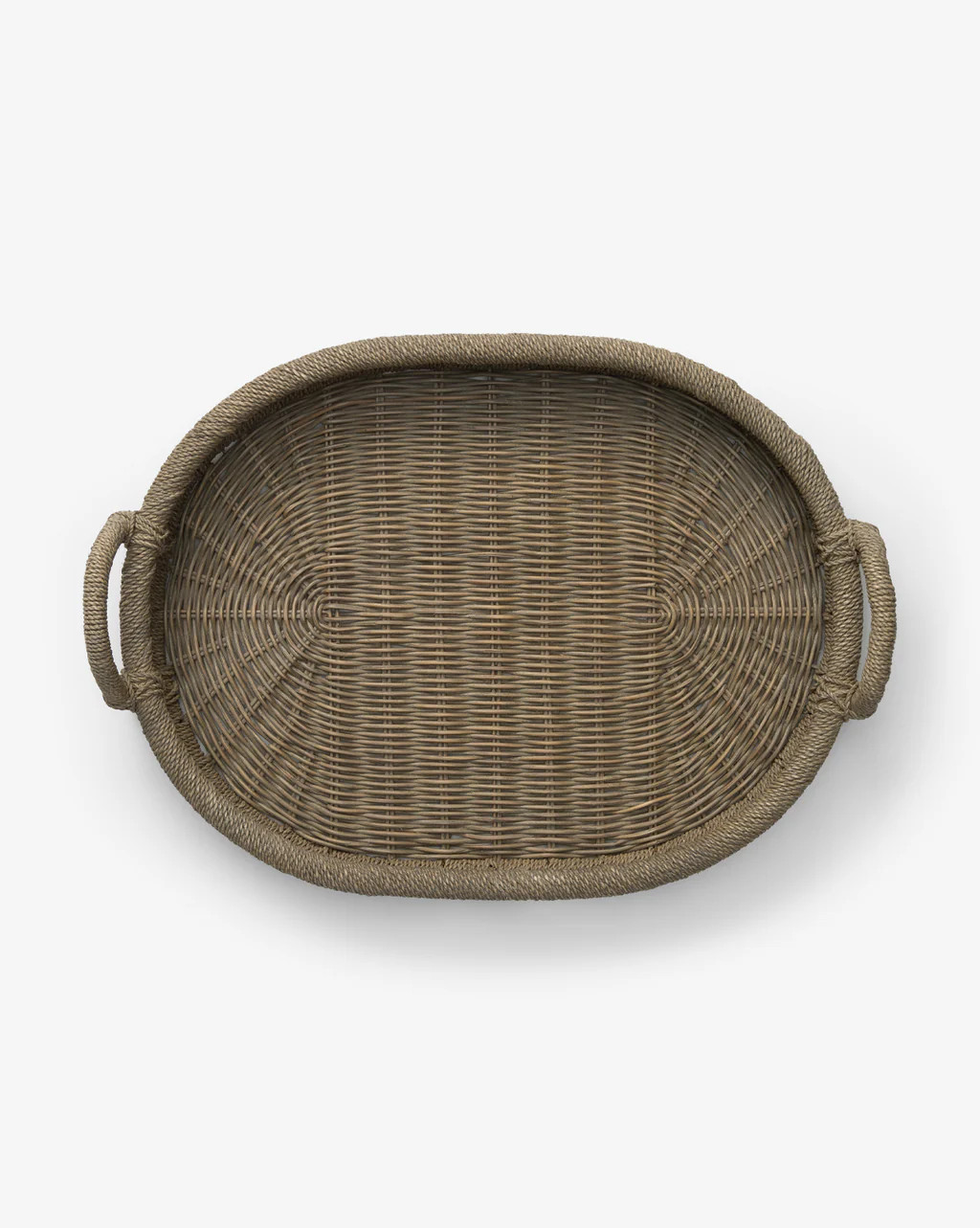 Graywash Wicker Tray | McGee & Co.