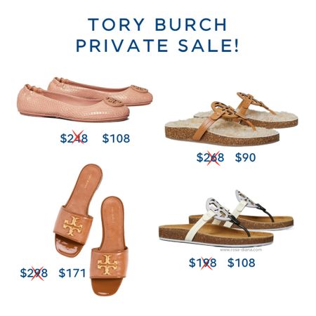 TORY BURCH Private Sale! Shoe sale. Sandals. Ballet flat. Sale. Spring shoes. 

#LTKSeasonal #LTKSpringSale #LTKshoecrush