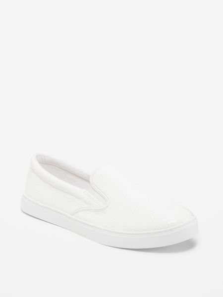 Faux Leather Sneakers | Old Navy (US)