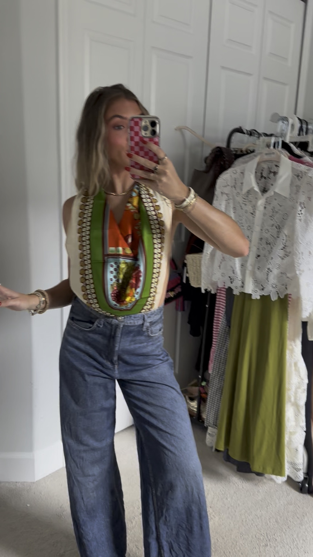 Alemis Rocco silk scarf. I rented this from @fashionpass. Use code SLOANE5A to sign up for Fashion Pass and receive $70 off! 

#fashionpass outfit, outfit of the day, outfit inspo, what i wore, outfit ideas, styling, try on, fashion, affordable fashion, fashion pass, clothing rental

#LTKStyleTip #LTKSaleAlert #LTKFindsUnder100