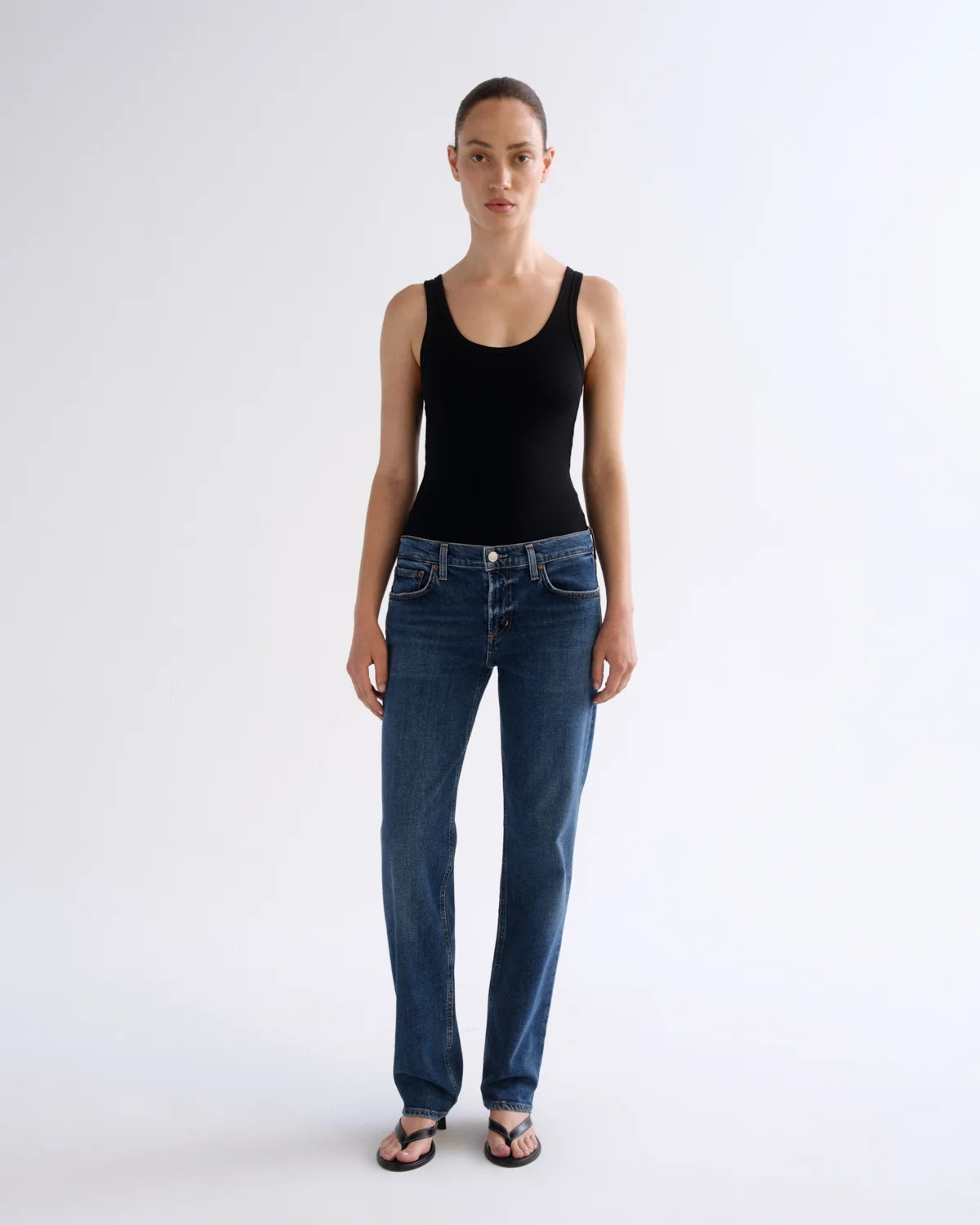Low Rise Slim (Weightless Stretch) in Slick | AGOLDE