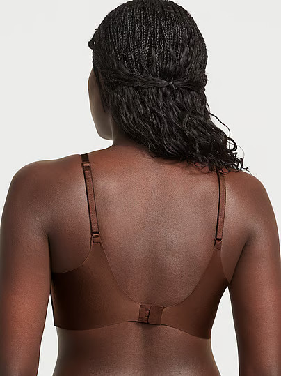 Invisible by Victoria’s Secret Plunge Low-Back Bra, Brown, 32C - Women's Bras - Victoria's Secret | Victoria's Secret (US / CA )