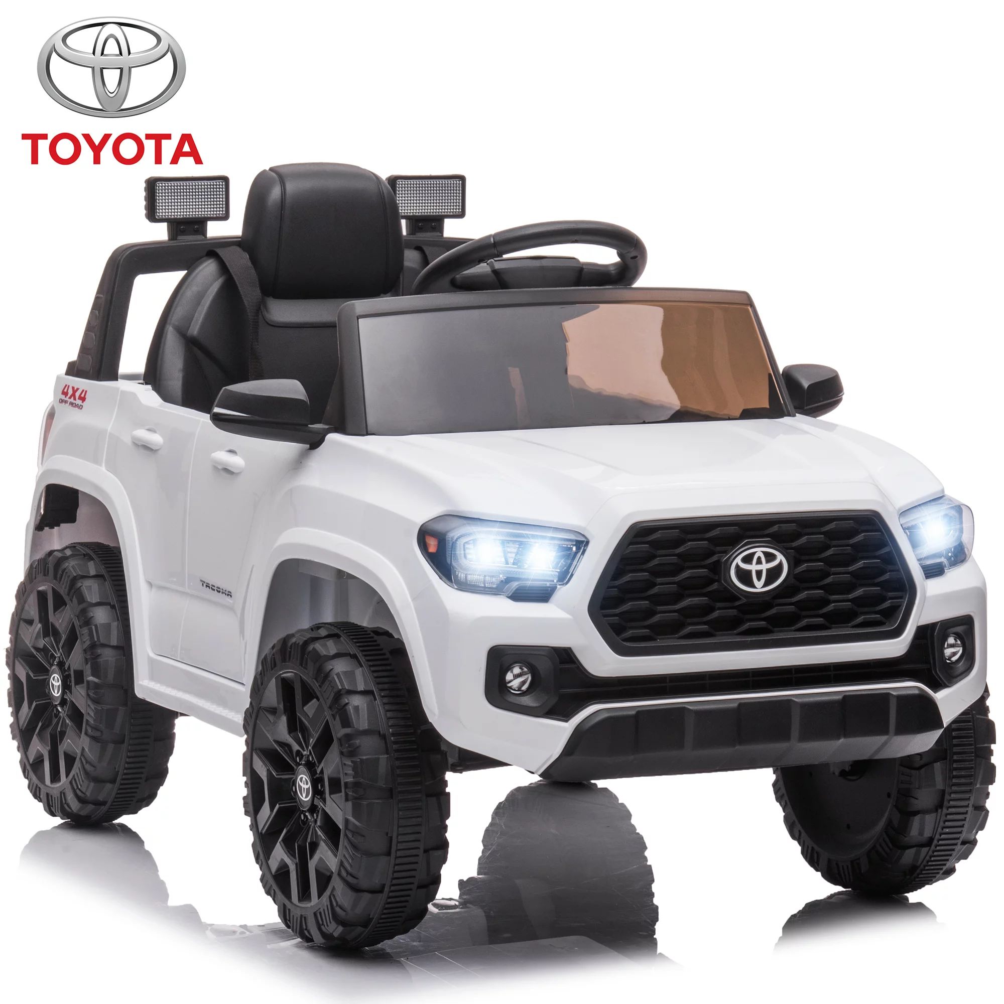 Licensed Toyota Tacoma Kids Ride on Toys, 12V Battery Powered Electric Car for Boys Girls w/ Remo... | Walmart (US)