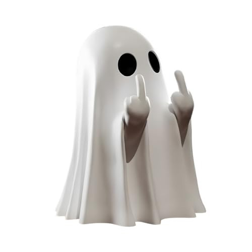Ayyufe Resin Ghost Halloween Decor - Cute Indoor Spooky Decorations, Porch, Desk- Ghost Decor for Halloween Party Spooky Home Decor Indoor Decorations- Ghosts for Home Decor (C) | Amazon (US)