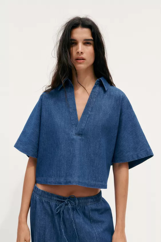 TRF DENIM SHIRT | Zara UK