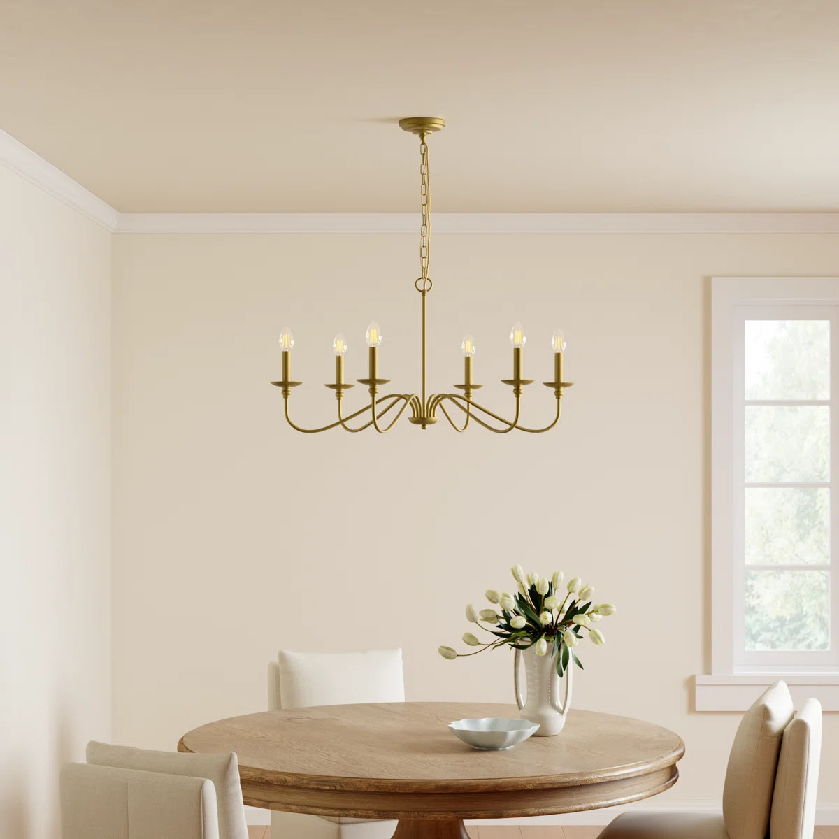Birch Lane™ Ableton 6 - Light Candle Style Classic / Traditional Chandelier & Reviews | Wayfair | Wayfair North America