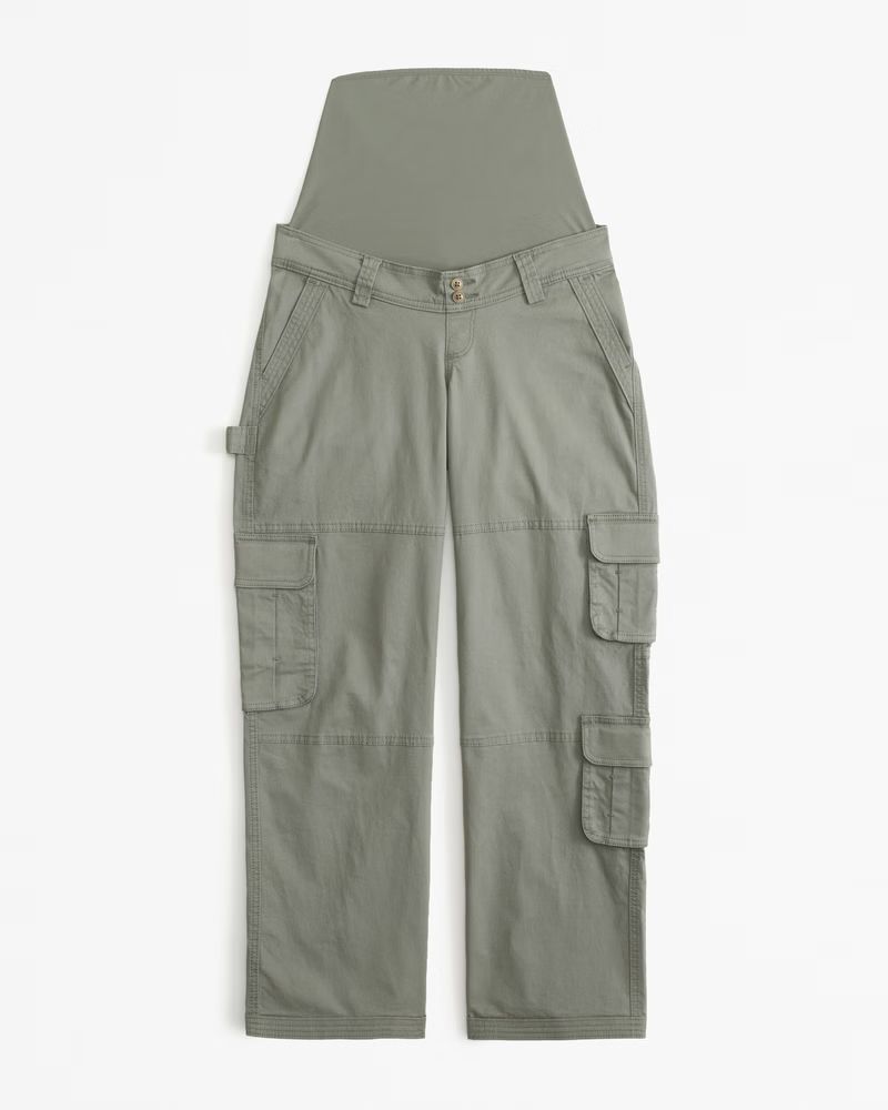 Maternity Relaxed Cargo Pant | Abercrombie & Fitch (US)