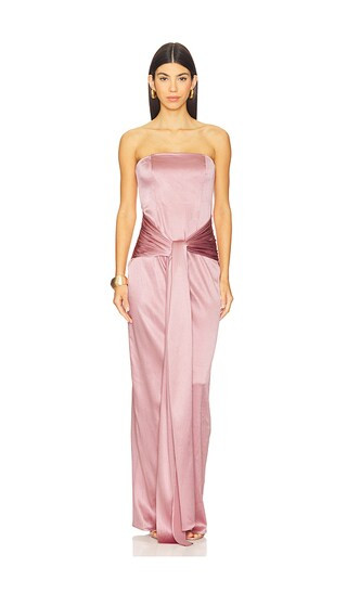 x REVOLVE Abelina Gown in Rose | Revolve Clothing (Global)