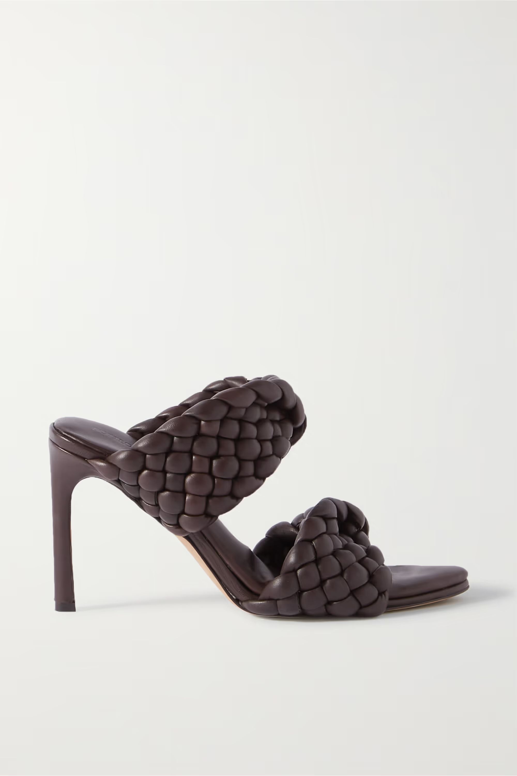 Intrecciato quilted leather mules | NET-A-PORTER (US)