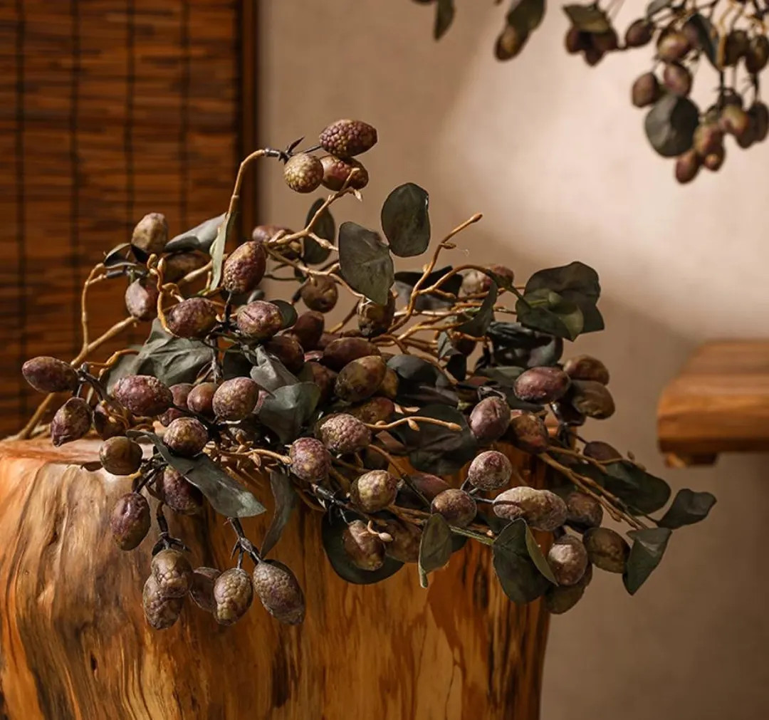 Olive Branch With Fruits: Rustic Wedding Floral Decor, 35" - Etsy Canada | Etsy (Global)