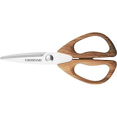 Farberware 5221282 All Purpose Shear, Pecan Wood Handles 8.2 x 3.5 x 0.5 inches | Amazon (US)