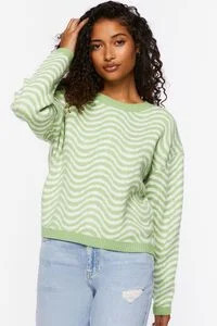 Wave Drop-Sleeve Sweater | Forever 21 (US)
