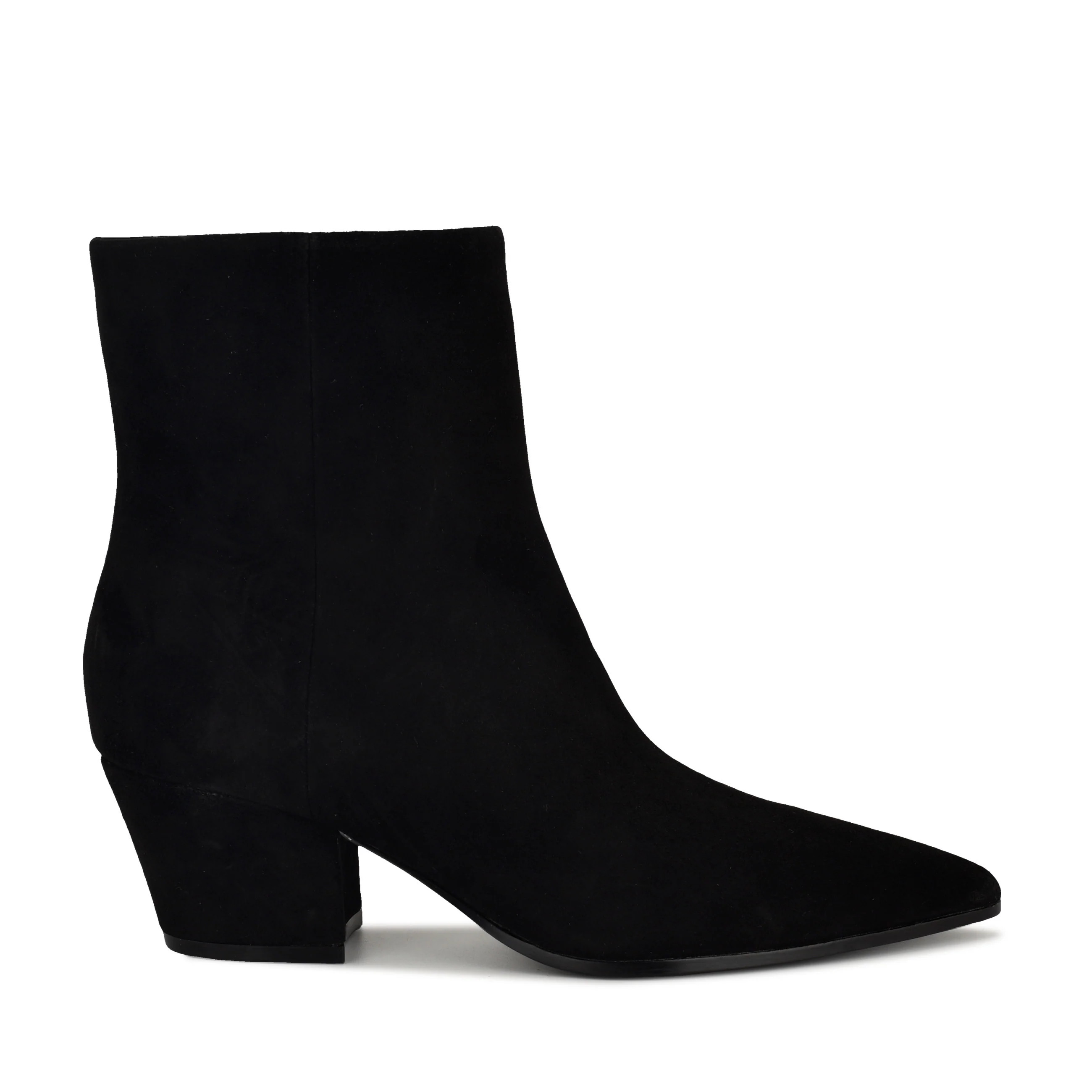 Savie Block Heel Ankle Leather Booties | Nine West (US)