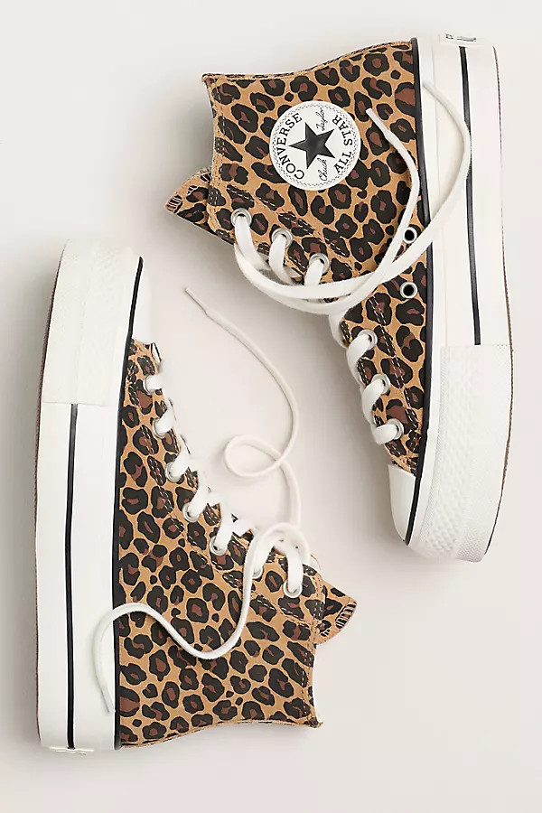 Converse Chuck Taylor All Star Lift Animal High-Top Sneakers | Anthropologie (US)