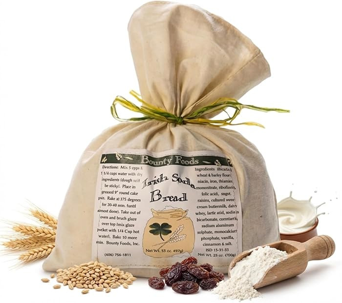 Bounty Foods Irish Soda Bread Mix 23 oz – Handcrafted in Montana, Traditional Recipe, Rustic Ar... | Amazon (US)