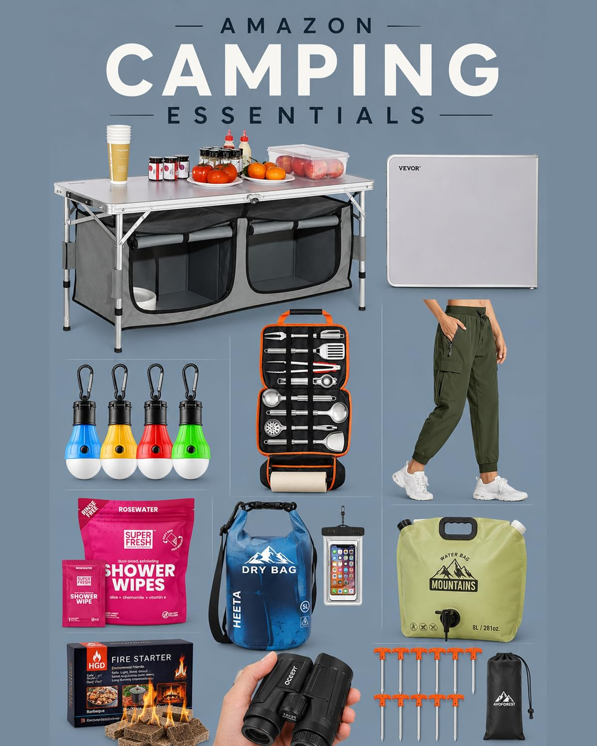 Camping essentials on Amazon for when you want the fresh air part, but not the “why did we make this so hard?” part. Easy gear, smart little extras, and comfort upgrades that make sleeping outside feel slightly less like a personal challenge. 

 #LTKActive #LTKHome #LTKTravel