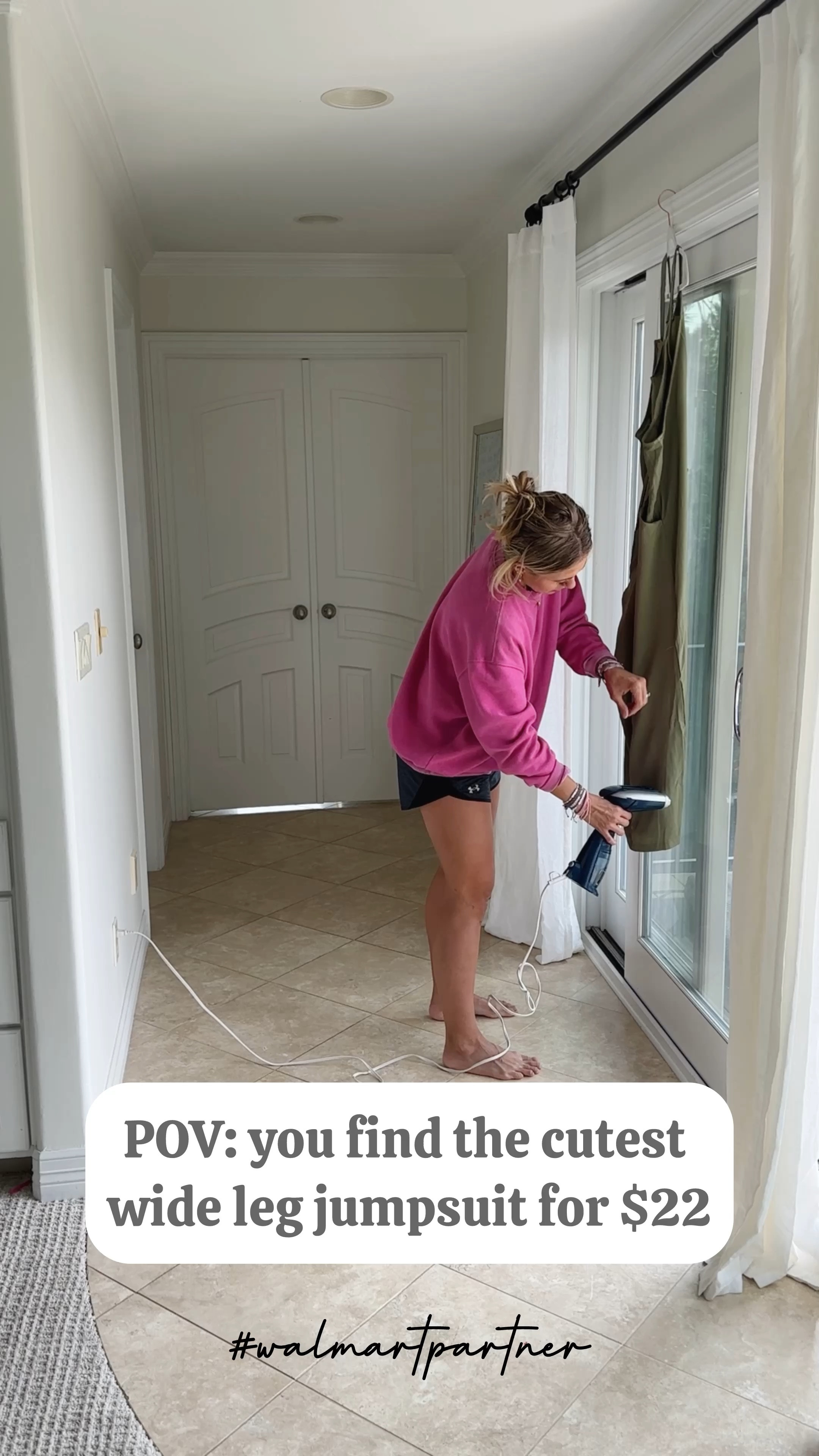 Cutest wide leg jumpsuit for $22!!! Wearing medium. 

@walmartfashion #walmartpartner #walmartfashion 

#LTKFindsUnder50 #LTKSaleAlert #LTKSeasonal