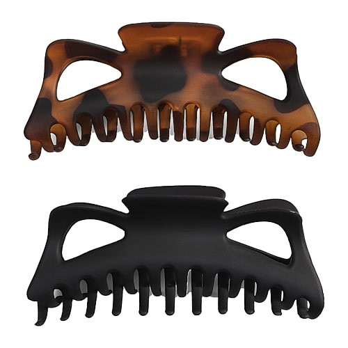 Kitsch Recycled Plastic Jumbo Classic Claw Clips 2pc, One Size, Multiple Colors | JCPenney