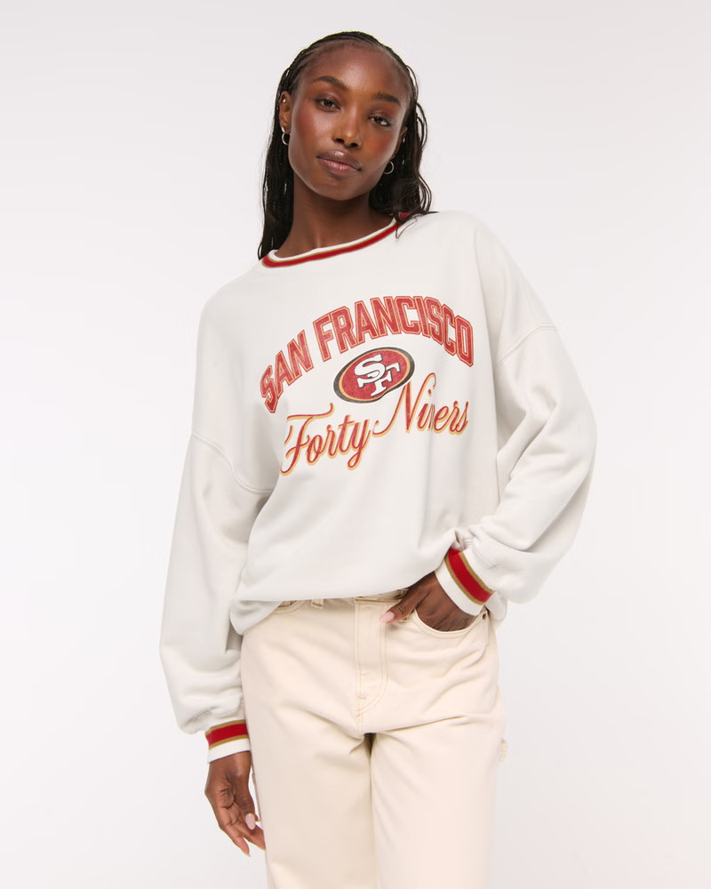 San Francisco 49ers Vintage Sunday Crew | Abercrombie & Fitch (US)