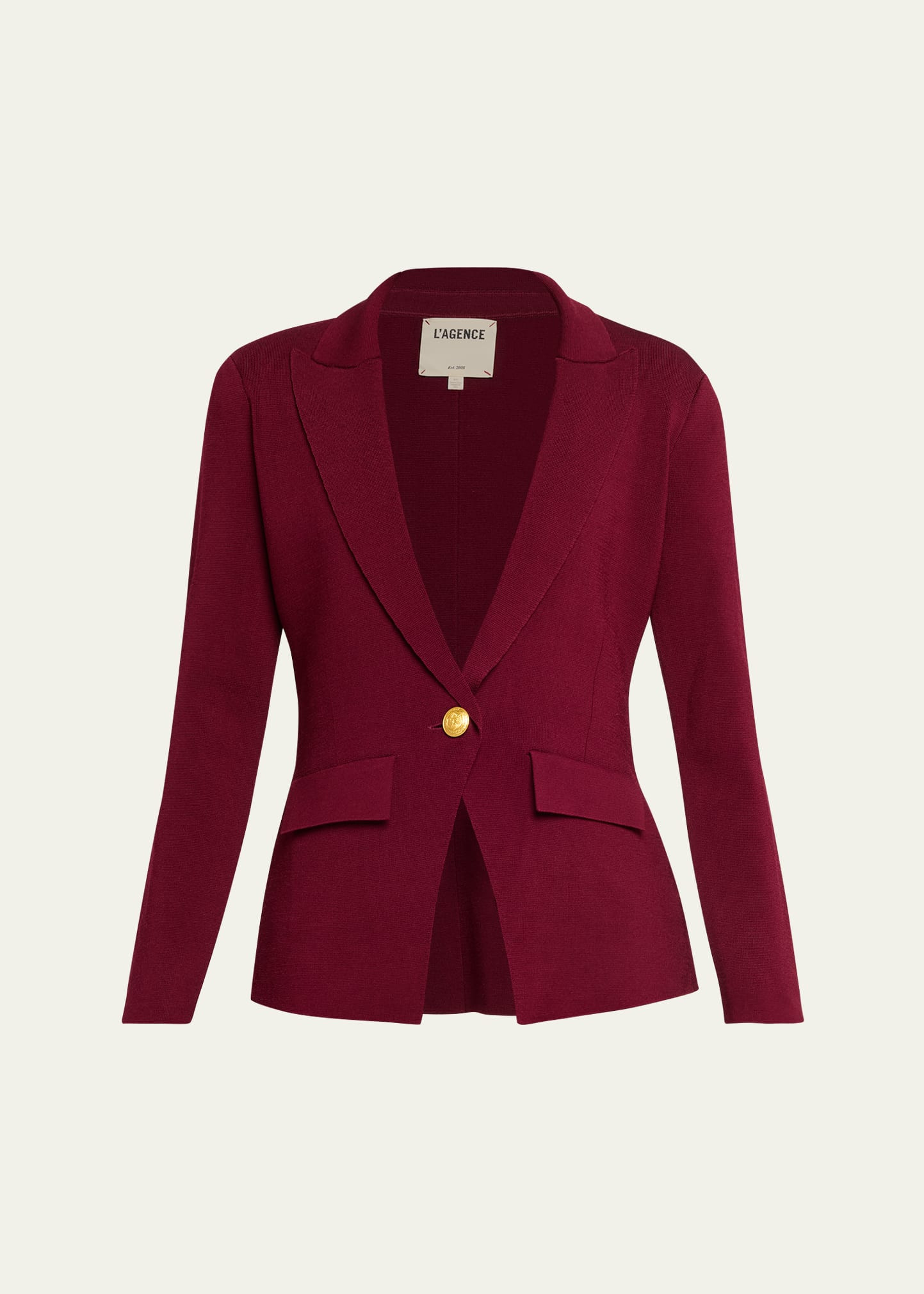 L'Agence Chamberlain Knit Blazer | Bergdorf Goodman