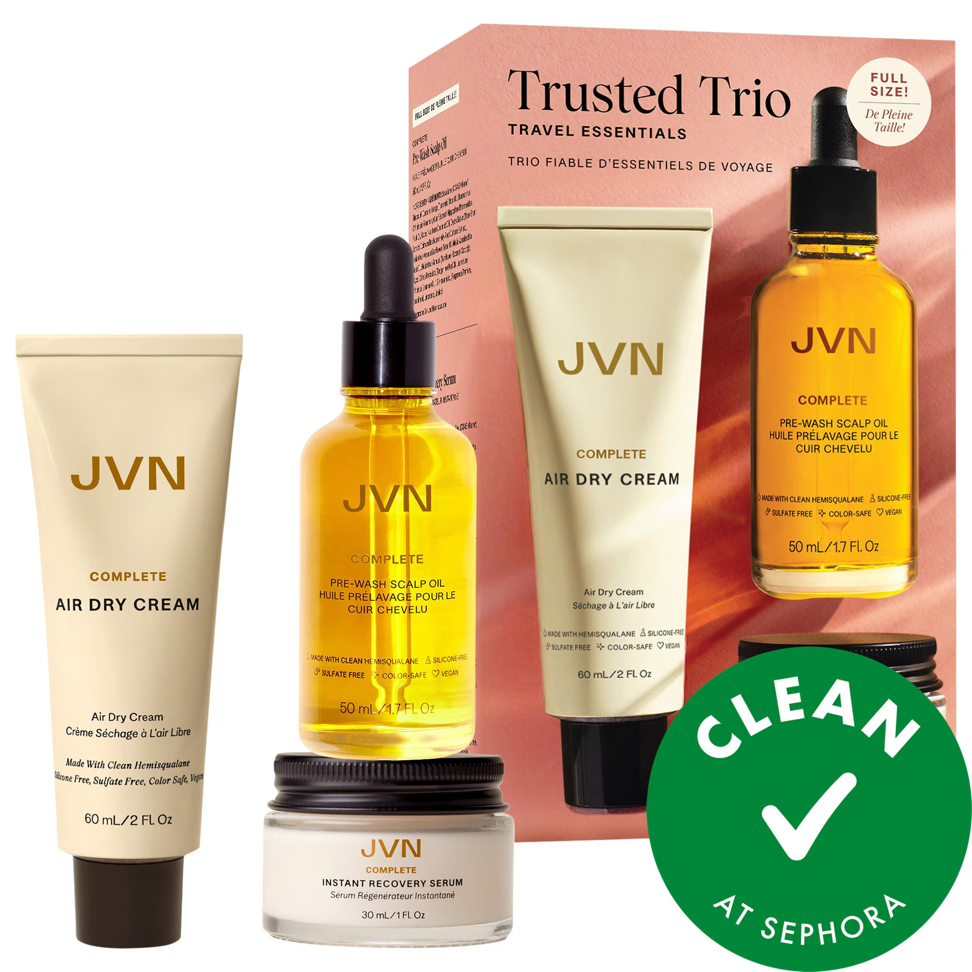 JVN Trusted Trio Mini Essentials | Sephora (US)